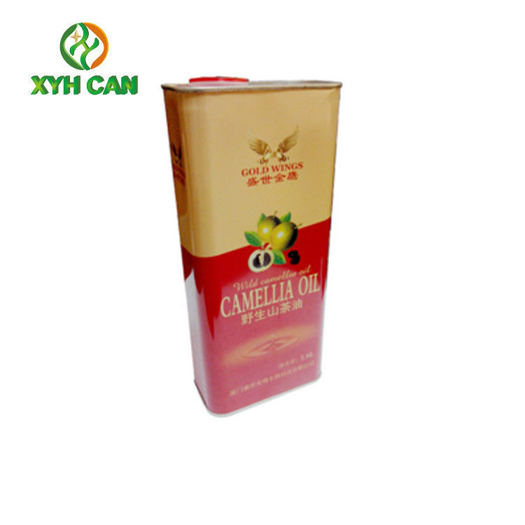 Rectangular Tin Containers Cylinder Shape 5L Printed Containers ROHS Approved