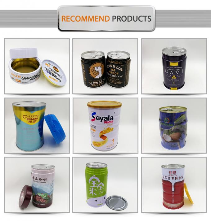 Poudre Tin Can Wholesale de la catégorie 600g de dessus de FDA